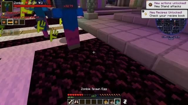 STAND COMBAT & PROGRESSION UPDATE?! Minecraft Jojo's Bizarre Adventure Mod смотреть онлайн