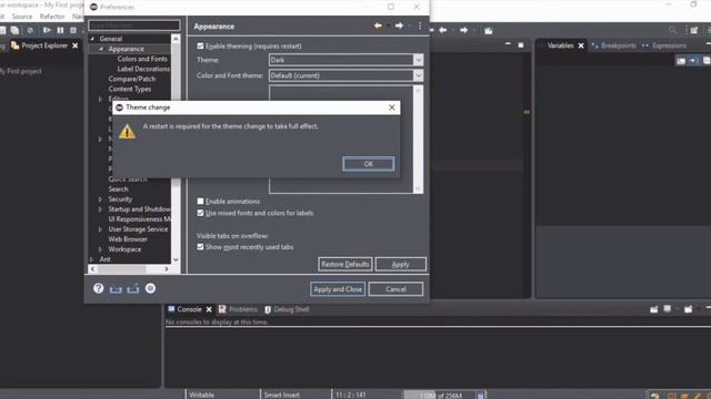 Как сделать темный фон в Eclipse IDE (Эклипс) смотреть онлайн
