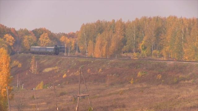 Венёв 2011. ТЭП70-0492, ТЭП70-0544, 2ТЭ10У-0158, РА2-009 (РЖД) смотреть онлайн