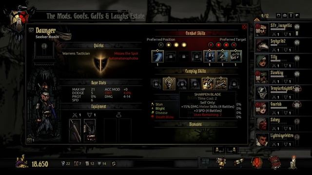 Baer Plays Darkest Dungeon: Modded Campaign (Ep. 1)