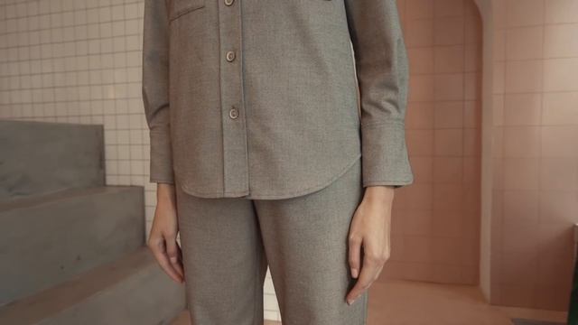 Модный оттенок «серый меланж». смотреть онлайн