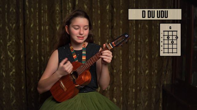 Dream a Little Dream of Me. Amina Khafizova ukulele cover with chords смотреть онлайн