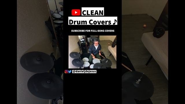 CLEAN DRUM COVER - how to play Merengue music on drums смотреть онлайн
