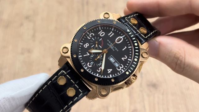 Hamilton Khaki Navy Belowzero Chronograph Automatic H78646733 Watch | Review Valjoux Relogios