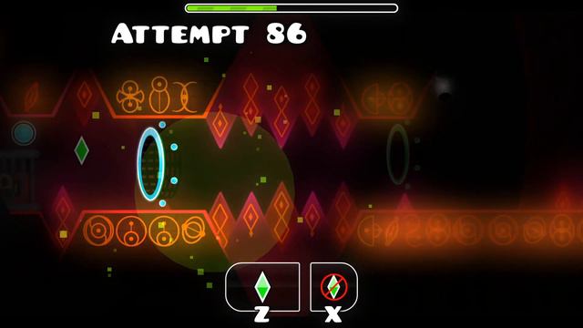 ЛЕГЕНДАРНЫЙ Экстрим демон CRAZY III GEOMETRY DASH смотреть онлайн