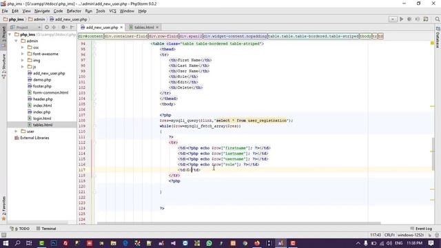 how to display and delete user from admin side in php ims смотреть онлайн