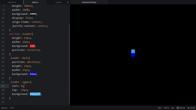 Loading Animation using HTML & CSS | CSS Loading Spinner смотреть онлайн