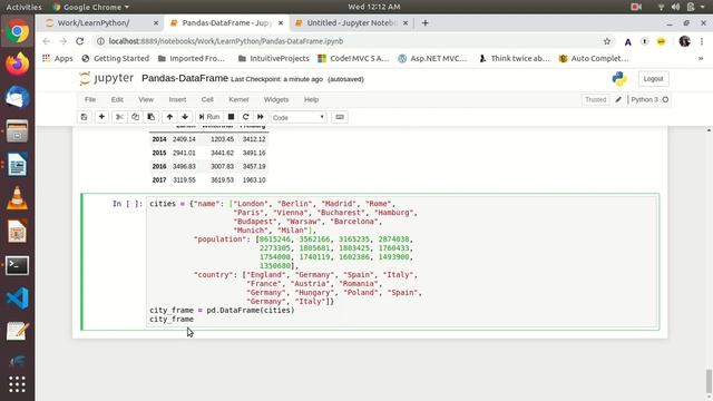 Pandas - DataFrame смотреть онлайн