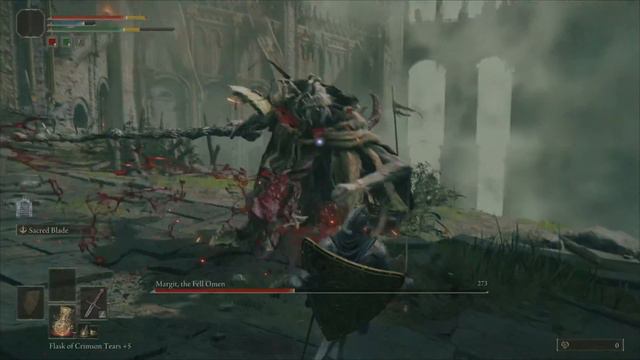 Elden Ring - Margit the Fell Omen Boss Fight | Solo [4K PS5] смотреть онлайн