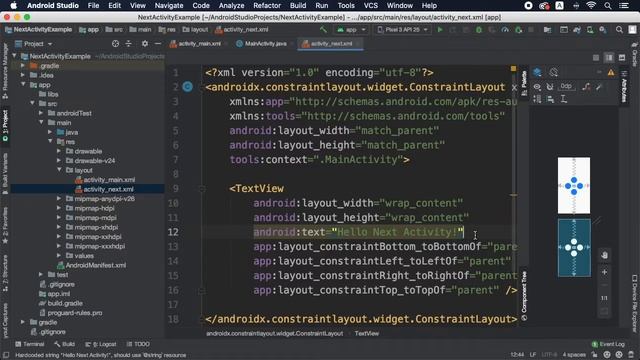 How to go to next Activity on button click? / Android Tips for Programming beginner смотреть онлайн