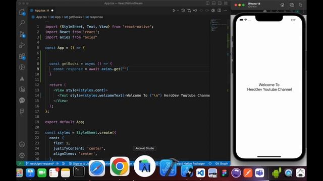 React Native Networking | Lesson 1 | Get Request смотреть онлайн