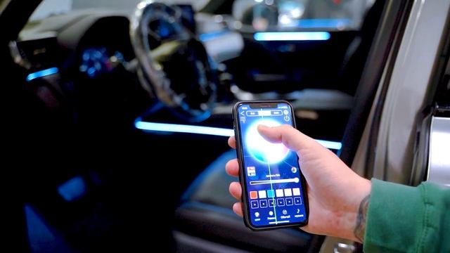 Атмосферная подсветка салона акриловыми нитями для LEXUS смотреть онлайн