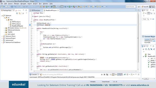 Data Driven Framework In Selenium Webdriver| Data Driven Testing | Selenium | Edureka Rewind - 4 смотреть онлайн
