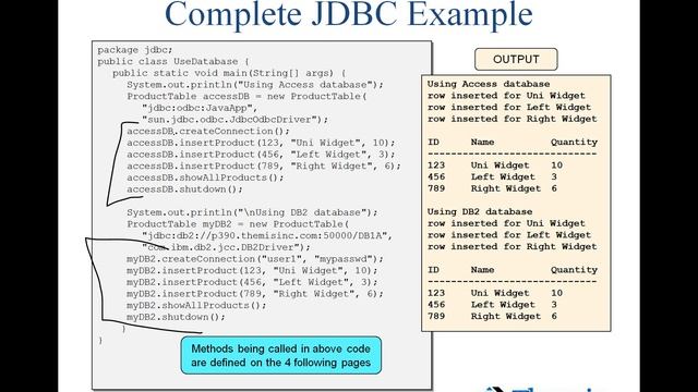 Database Programming with Java смотреть онлайн
