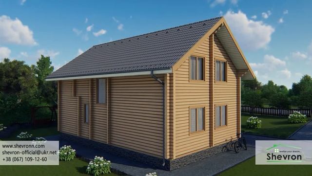 D012 Дом Вижгов - проект деревянного дома смотреть онлайн