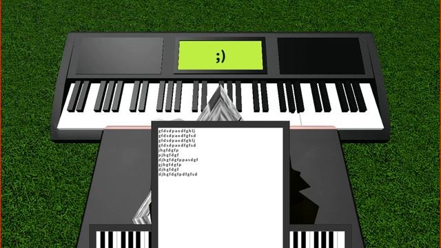 Roblox Piano Undertale | Deteminaton смотреть онлайн