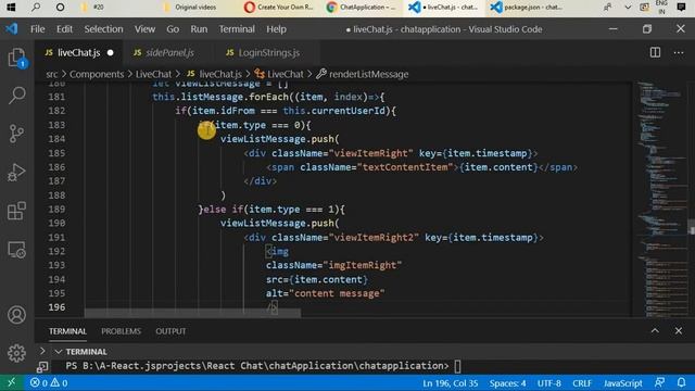 #22 Build ReactJS Project Firebase Chat Application | Render List Message part-1 смотреть онлайн
