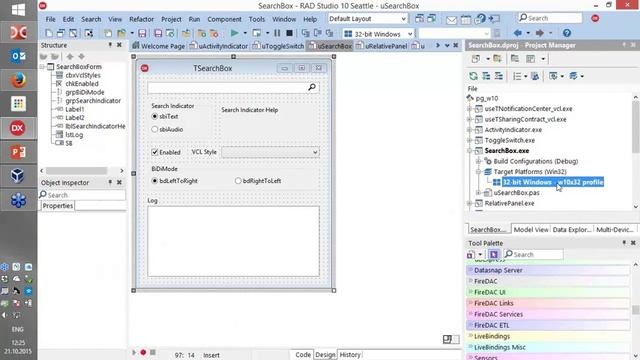 Вебинар "Новые визуальные VCL компоненты для Windows 10 в RAD Studio 10 Seattle" смотреть онлайн
