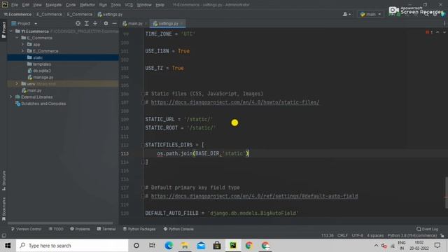 #2 How to set the Static and Templates folder settings in Django #multivendor #ecommerce #python3 смотреть онлайн