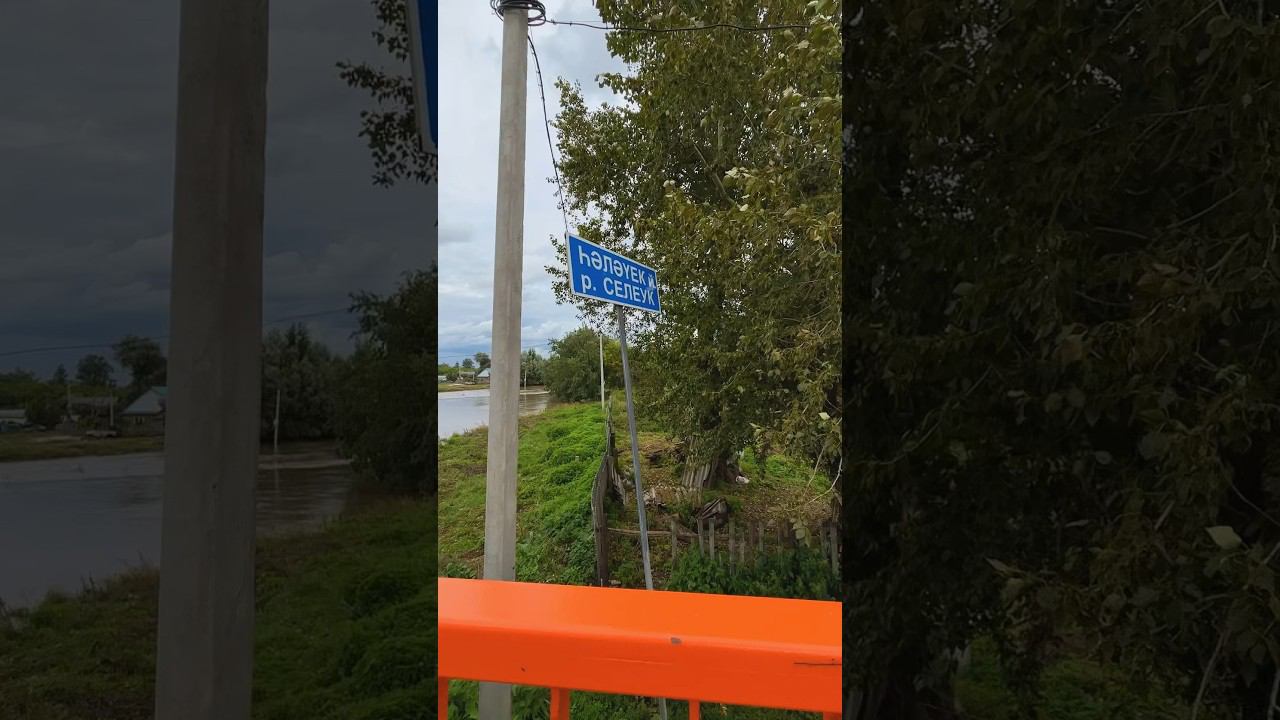 В деревне Салихово разлился Селеук #bashkortostan #природа #башкирия #лето #деревня #потоп смотреть онлайн