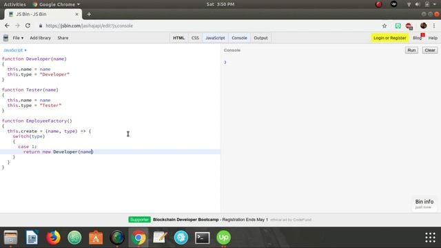 Javascript Design Patterns #1 - Factory Pattern смотреть онлайн