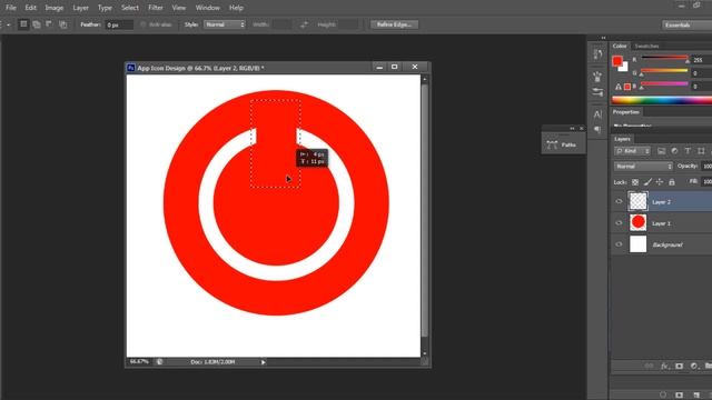 Android Icon Design in Adobe Photoshop смотреть онлайн