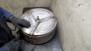 Как установить крестовину на бак стиральной машины.