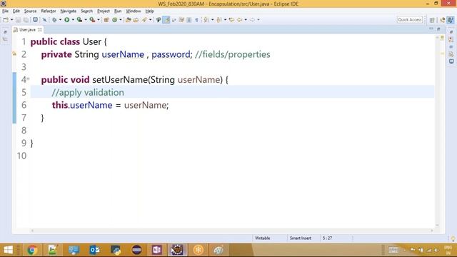 Java Encapsulation - 2 (Continued)#Java Bean#Getter & Setter смотреть онлайн