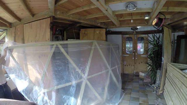12m 4v geodesic dome build (part 2) смотреть онлайн