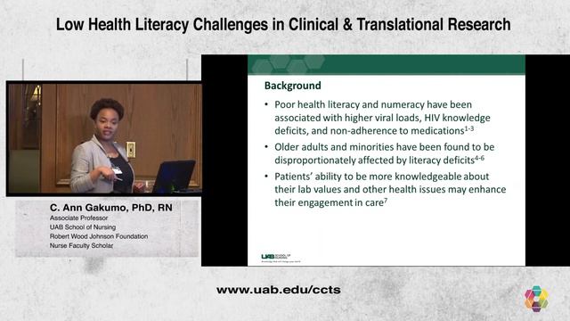Low Health Literacy Challenges in Clinical & Translational Research смотреть онлайн