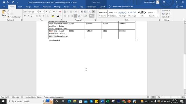 How to Copy Tables from Word to Excel смотреть онлайн