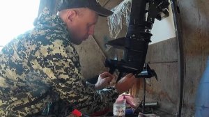 Лодочный мотор Gladiator 9.8. Последние часы обкатки. Первое ТО