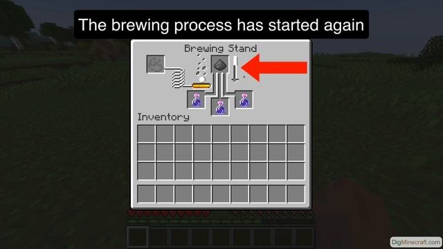 Splash Potion of Weakness in Minecraft смотреть онлайн