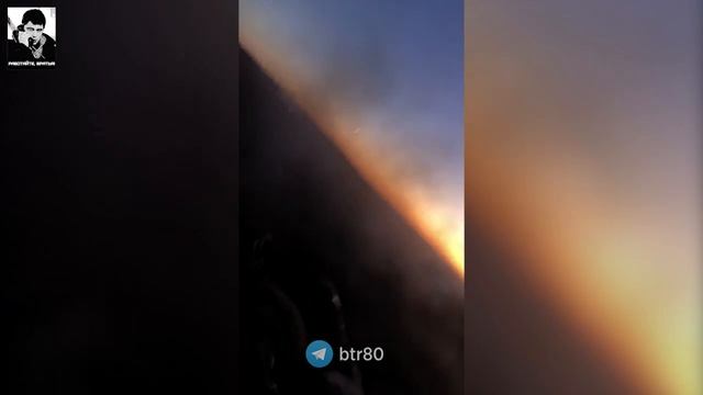 БТР 82А ведёт обстрел на ходу