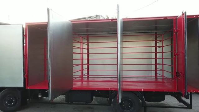 Hyundai HD78 Промтоварный фургон с боковой загрузкой от COND