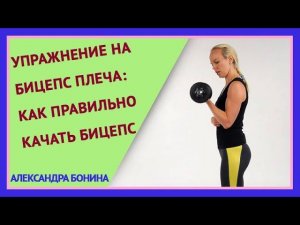 ►УПРАЖНЕНИЕ НА БИЦЕПС С ГАНТЕЛЯМИ: как правильно качать бицепс. Бицепс плеча.
