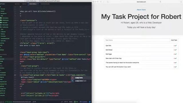 Laravel - Vue Complete Tasks Basic and Move Data to different lists смотреть онлайн