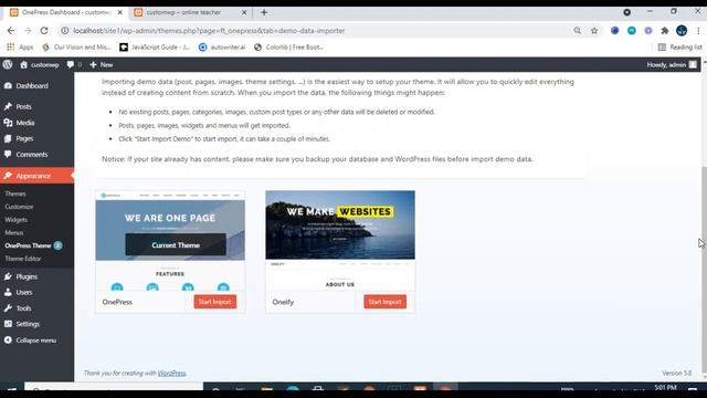 Import Demo Data In WordPress Theme | WordPress tutorial for beginners lect-11 смотреть онлайн