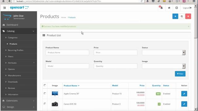 How to setup product filters in Opencart 2 смотреть онлайн