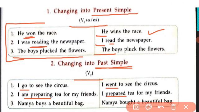 Class 5//Ch-12 (Part-2)// Change of Sentences and Tenses//English Grammar//Solved exercise смотреть онлайн
