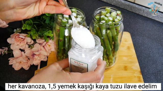 Bu Tarifi Ilk Defa Görüyorsunuz! 🤫Kuş Konmaz Konservesi Nasıl Yapılır ?(eingelegte Spargel Rezept)