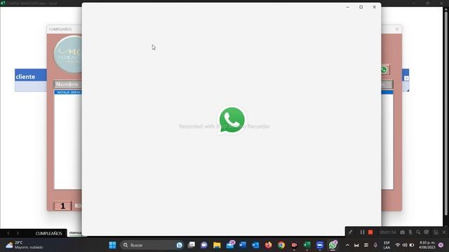 ENVIO MASIVO DE MENSAJES WHATSAPP EXCEL VBA. смотреть онлайн