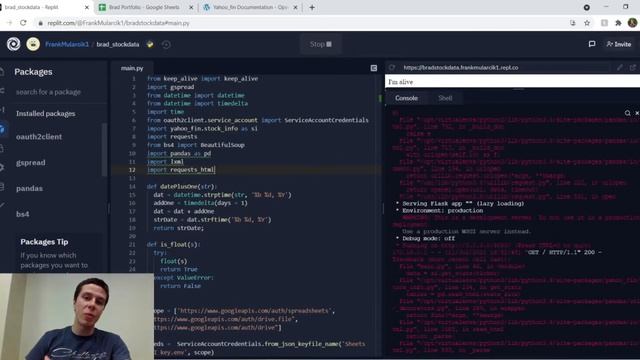 Yahoo Finance Python Library Update | Use Yahoo_Fin Package With Repl.it смотреть онлайн