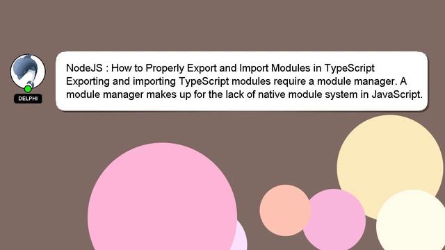 NodeJS : How to Properly Export and Import Modules in TypeScript смотреть онлайн