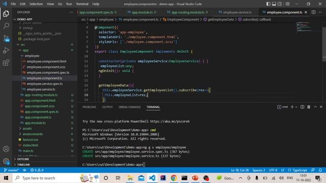 Http Service | Write Get Request in Angular | Subscribe | Write Service | Angular Tutorial 22 смотреть онлайн