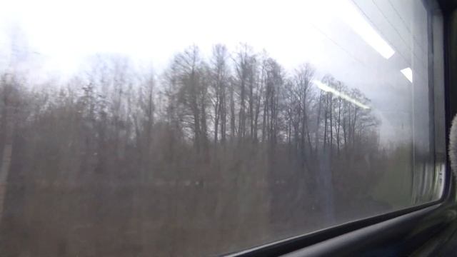 Поездка на электропоезде ЭД4М-0503 Курский вокзал-Владимир смотреть онлайн