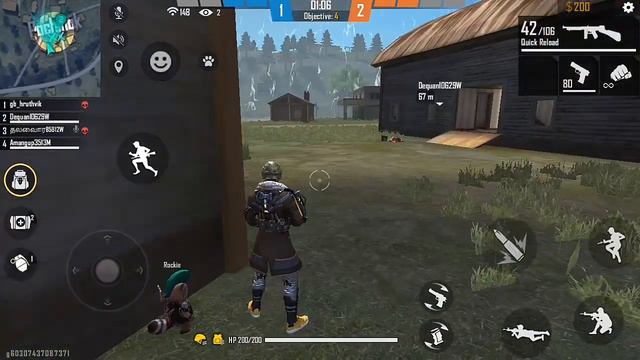 Garena free fire DJ Adam low level ID game play | clash squad gameplay смотреть онлайн