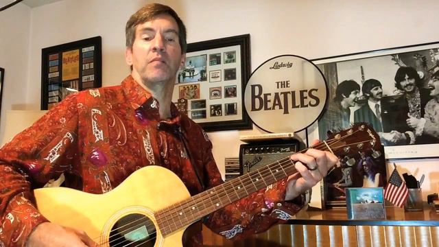 Out The Blue | John Lennon | Guitar Lesson (strum version) смотреть онлайн