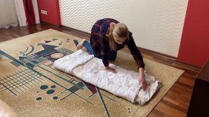 Лайфхак. Как сложить одеяло