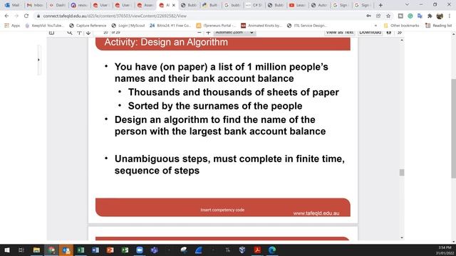 Python Programming - ICTPRG405 Session 1: Algorithms смотреть онлайн